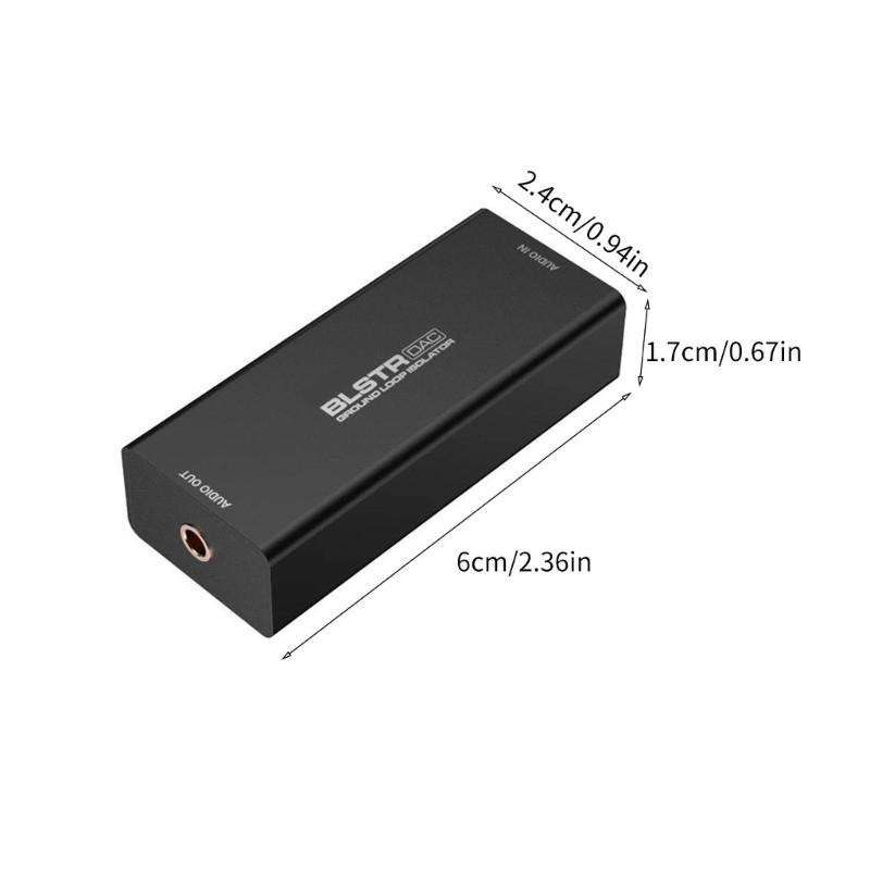 Noise Reduction Current Filter For RPi 5 Argon BLSTR Common Ground AUX Auditory Isolation Isolator 3.5mm Inputs