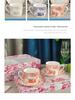 D Home Роскошный набор для кофе и чая: Чашка и блюдце на двоих в подарочной упаковке – Элегантная посуда для послеобеденного чая