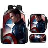 Набор рюкзака с принтом Мстителей Ткань Оксфорд Пенал Школьные принадлежности