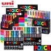 Набор акриловых маркеров Uni Posca, 5/8/12/16 шт. Маркеры Art Marker для росписи камней, ткани, граффити, художников, рукодельников, манги