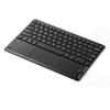 Sanwa Direct Bluetooth Keyboard with Touchpad for iPhone and iPad, Rechargeable, Multi-Pairing with 3 Devices, Stand Included, English Layout,