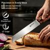 WXCOO1~4pcs Stainless Steel Bread Knife Set Kitchen Knife Japanese Santoku Slicing Knife Meat Cleaver for Home Kitchen Cooking