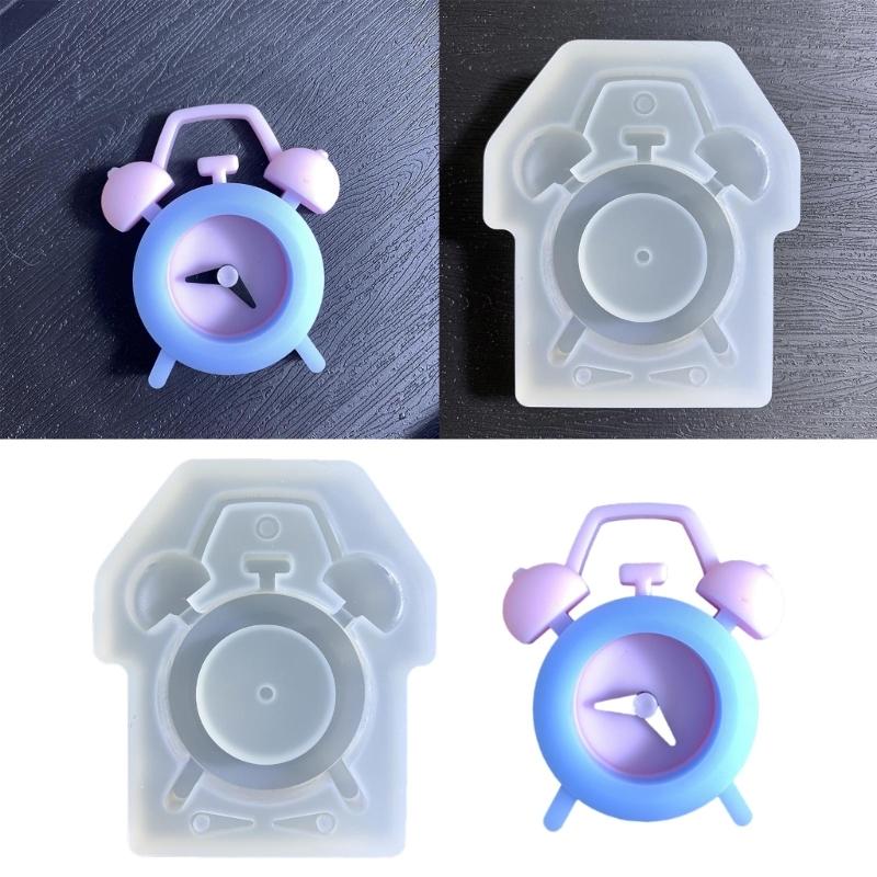 Quicksand силиконовая смола форма будильник эпоксидная смола литейная форма для изготовления ювелирных изделий, ремесла, кулонов, брелоков, домашнего декора