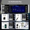 Hikity 1 Din 5,1-дюймовый сенсорный экран Автомобильный MP5-плеер AI Voice Carplay/Android Auto Deep Bass Bluetooth FM Руль AUX USB SD Media Вид сзади