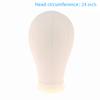 Canvas Wig Head Wig Stand 21-24Inch Mannequin Head For Hairstyling Displaying Making Wig Stand With Head Wig Supports Holder