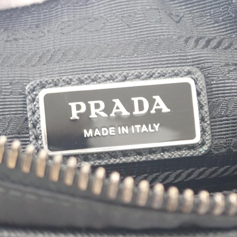 PRADA  2VH133 Shoulder Bag black Nylon/Safiano Women