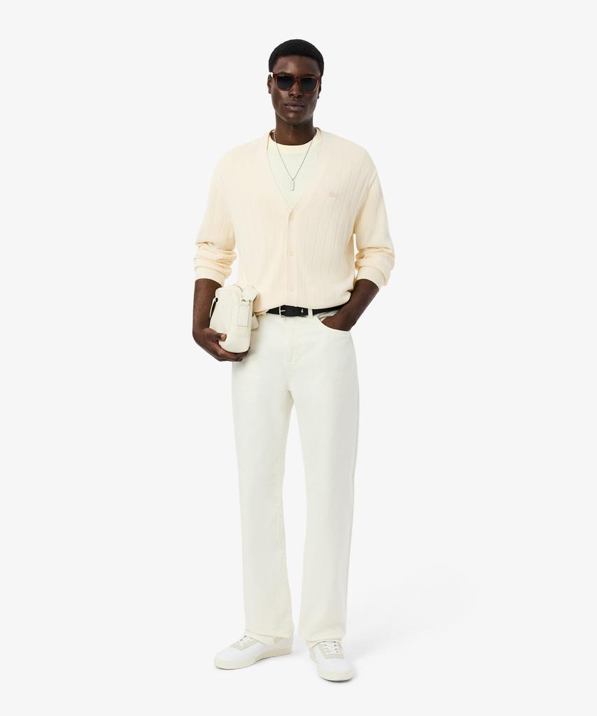 Мужской кардиган Lacoste Paris Pack с V-образным вырезом и резинкой Ah1039-56G 056