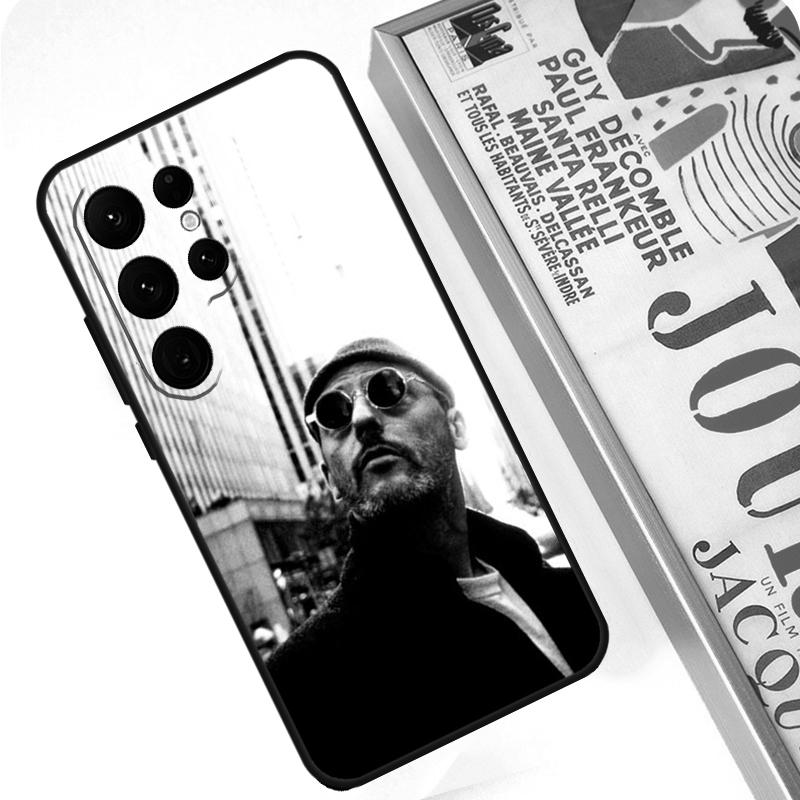 Leon The Professional Case For Samsung Galaxy S24 S23 Ultra S22 Note 20 Note 10 Plus S8 S9 S10 S21 S20 FE Cover