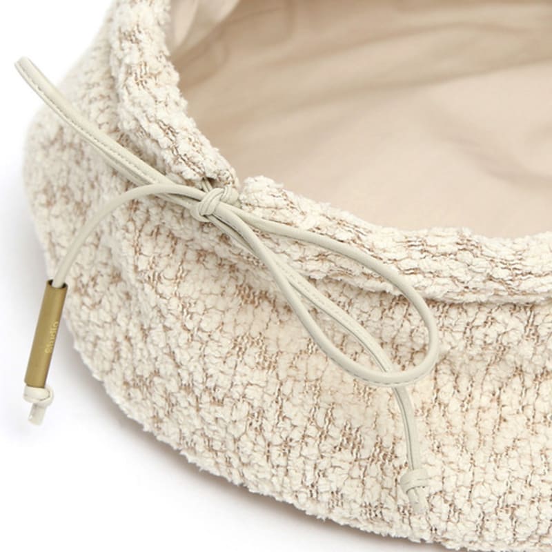 UNDERCONTROL studio ПЛАТОК-БЕРЕТ / РЕМЕШОК / ТВИД-БИН / D БЕЖЕВЫЙ