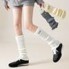 Harajuku Leg Warmers Solid Color Hosiery New Boot Covers Gift