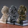 Американский Ретро Животное Медь-Львиная Голова Смоляное Ремесленное Украшение, Декор Мягкой Мебели Для Прихожей, Офиса И Винного Шкафа