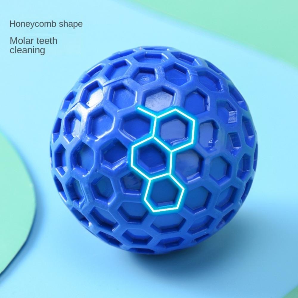Natural Rubber Dog Balls Interactive Puppy Chew Toys Squeaky Dog Toys for Aggressive Chewers