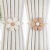 Flower Shape Window Curtain Buckles Magnetic Curtain Rope Holders  Home Decoration