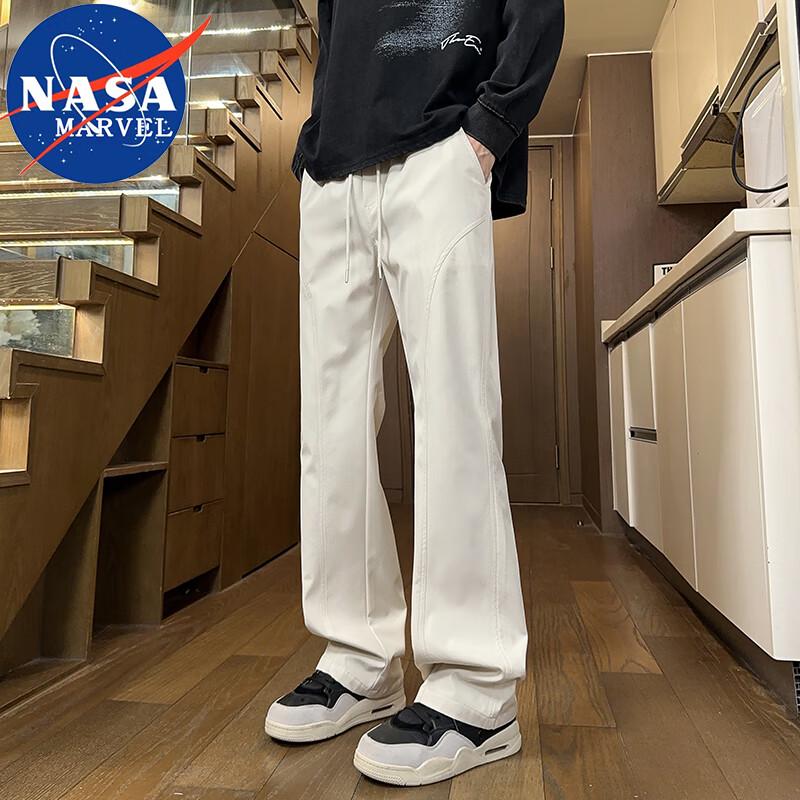 NASA MARVEL Men's Straight-Leg Casual Pants