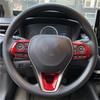 Car Steering Wheel Decor Frame Trim Red For Toyota Corolla Cross -2026