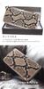 Bercute Natural Diamond Python Long Wallet for Men and Women, Genuine Snakeskin Leather with Round Zipper, Large Capacity, Flashy, Popular Brand,