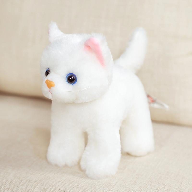 Cute Striped Cat Plush Doll For Kids Baby Gift Animal Stuffed Toy
