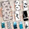 Кит-косатка Funda Чехол для Samsung Galaxy S25 Ultra S9 S10 S20 S21 FE S22 S23 Plus S24 Ultra Чехол для телефона