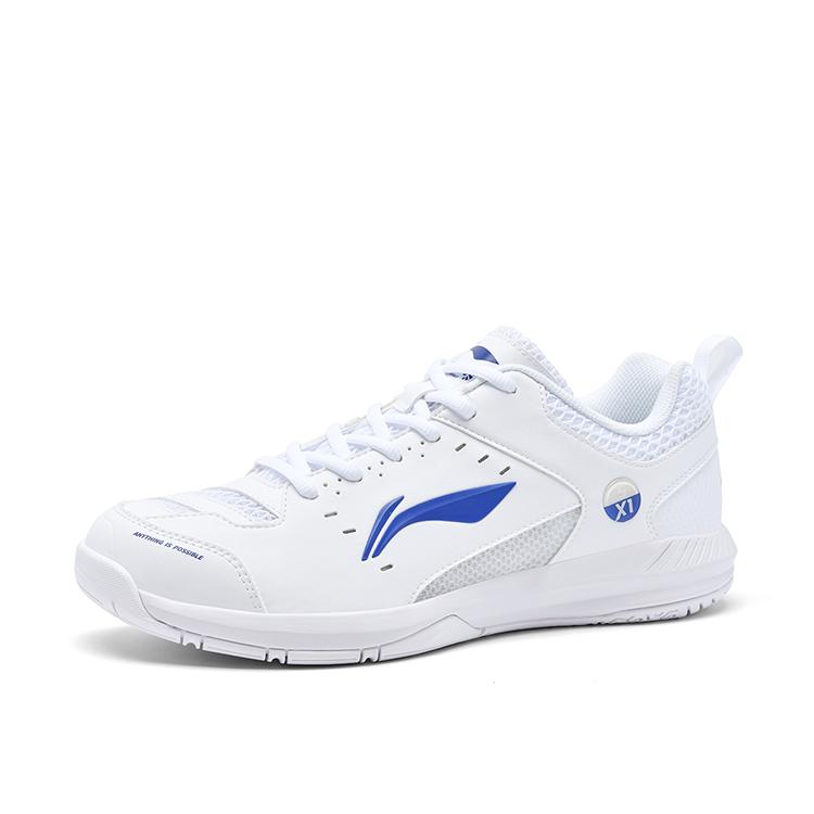 Кроссовки Li Ning Rocket Shoe 2.0, нескользящие, износостойкие, легкие, низкие, для бадминтона, унисекс, белый с синим AYTU049-6