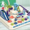 [PACZB][5] Car Track With Obstacles Parking Slide + 4 Cars U922