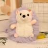 PP Cotton Hedgehog Doll Keychain Lifelike Kawaii Hedgehog Plush Pendant 14cm Stuffed Animal Hedgehog Plush Toy Phone Accessories