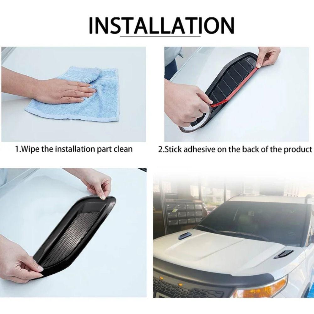 Carbon Fiber Car Air Flow Intake Hood Automobile Air Intake Hood  Auto Exterior Accessories