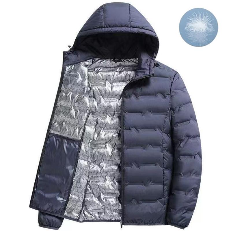 Men Winter White Duck Down Jacket Warm Thick Windproof Waterproof Puffer Jacket Hooded High Quality Ultralight Down Jacket Male
