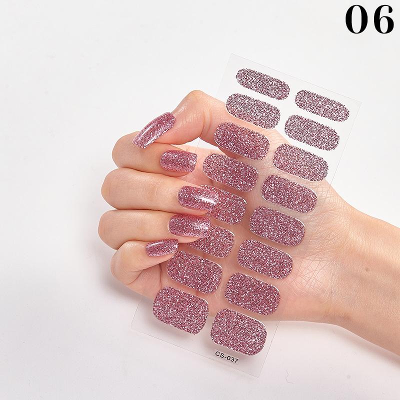 16 маленьких наклеек для ногтей, осенние и зимние однотонные наклейки для ногтей, простые водонепроницаемые наклейки для ногтей, полноцветные наклейки для дизайна ногтей