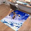 1pc Genshin Impact characters9 Print Area Rug - Soft, Washable Non-Slip Indoor Mat for Office Chairs, Living Room, Home Office Decorative Rug