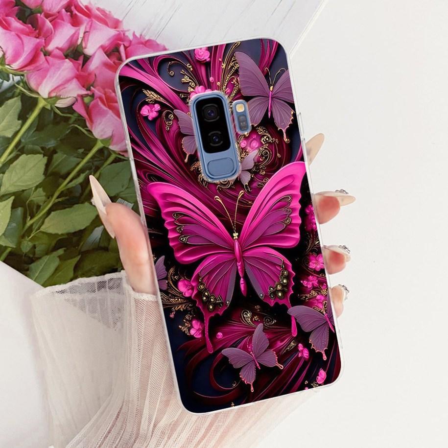 For Samsung Galaxy S9 S9+ Case SM-G960F SM-G965F Cover Fashion Dragon Lion Cartoon Soft Silicone Bumper on Samsung S9 Plus Shell