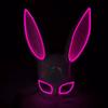 Headwear Mask Bunny Mask LED Light Party Props Led Light Up Mask Party Mask Props Cosplay Mask
