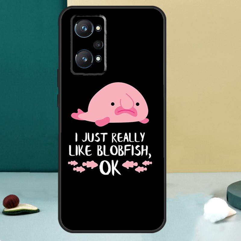 Милый рыбо-капля Для Realme 11 10 12 13 14 Pro Plus GT 7 6 5 Pro GT 6T C67 C61 C53 C51 C21Y C25S C75 C55 Чехол
