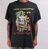 1995 Type O Negative Band Short Sleeve Black Cotton Shirt Unisex S-4XL