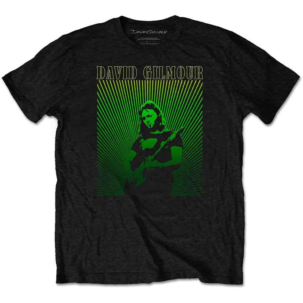 Футболка David Gilmour Rays Gradient Черная Новая