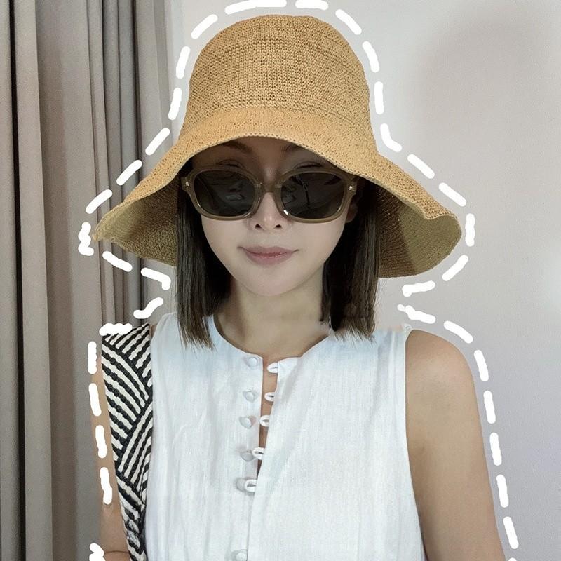 Simple Casual Fisherman Hat With Wide Brim Sun Protection For Beach And Vacation
