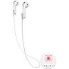 White-Magnetic Anti-loss BASEUS AirPod Strap Buckle Cords Rope Cord Silicone Cable for AirPod