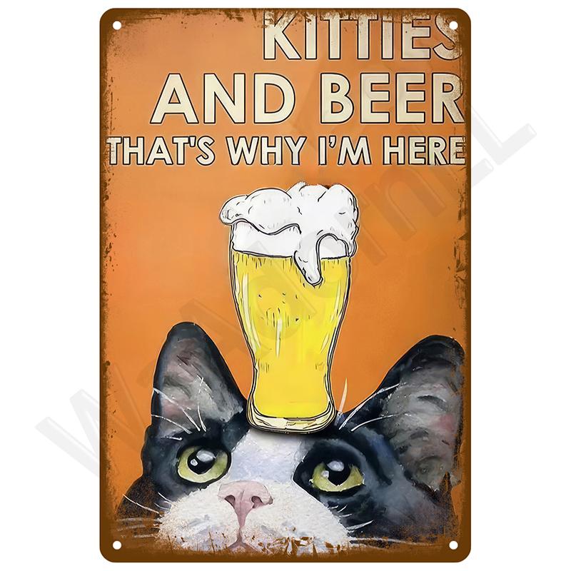 Металлические таблички Винтажные металлические пластины Постеры Ретро Настенное искусство Барные аксессуары Мужская пещера Жестяная табличка Комната Предмет декора Роскошный домашний декор Украшения