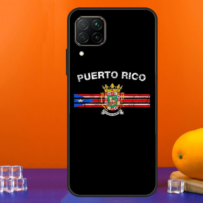 Puerto Rico Flag For Huawei Nova 12s 12i 11i 8i 9 10 SE Y91 Y90 Y60 Y70 Y72 Y61 P20 P40 Lite P30 P60 Pro Case