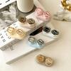New Cute Cat Contact Lens Case Eyes Contacts Care Container Box Mini Portable Cartoon Travel Holder Storage Box Gift