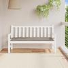VidaXL Garden Bench Cushion, Bench Cover with String Ties, Waterproof Outdoor Cushion, Taupe 150x50x7 Cm 361610