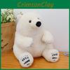Плюшевый медведь Полярный игрушка Детский День рождения Фестиваль Аквариум Подарок Кукла Хлопок ПП