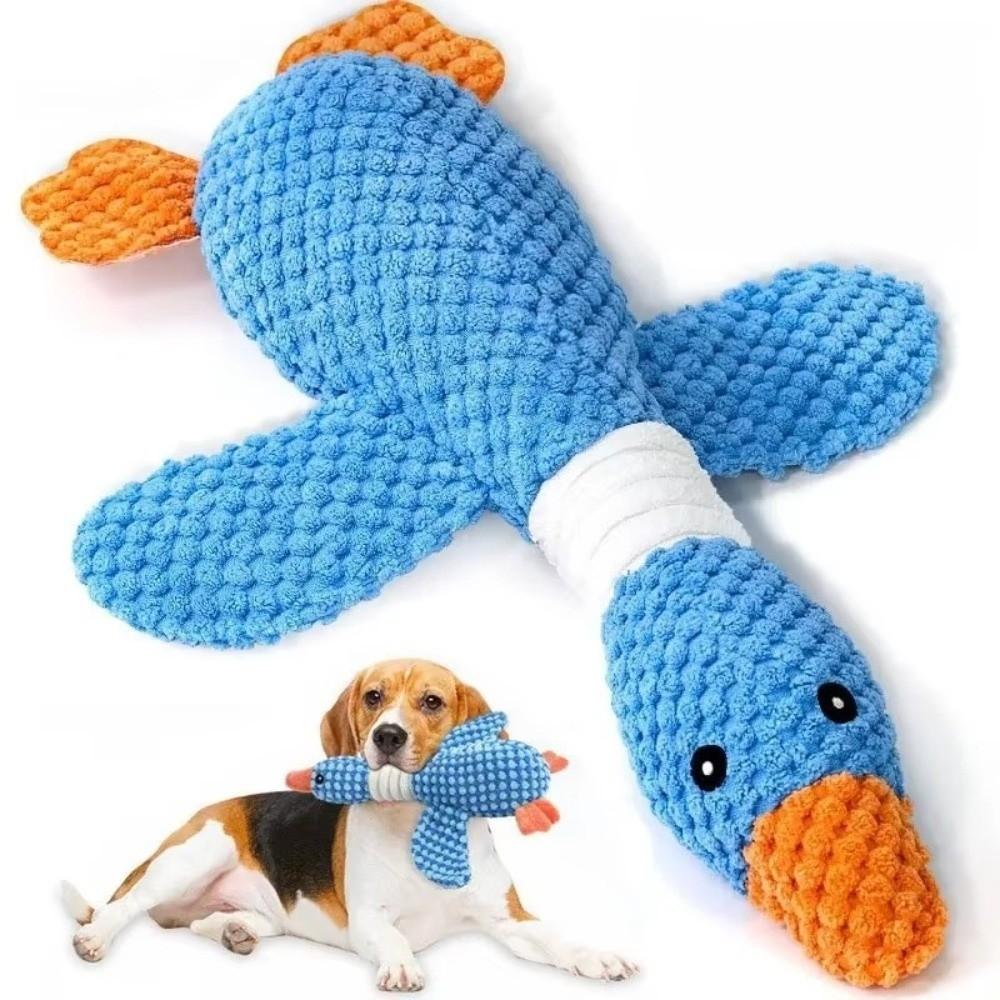 Fun Quacking Pet Toys Teeth Cleaning Dog Plush Toys Creative Puppy Molar Chew Toy Dog
