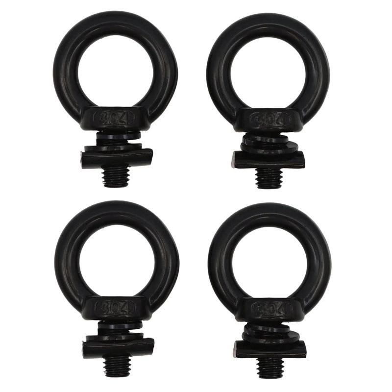 Черные рым-болты из нержавеющей стали 304 для платформы на крышу, багажника, расширения, T-образных пазов, аксессуары