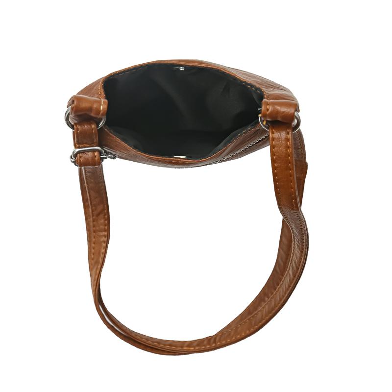 Женская сумка, большая вместимость, сумка через плечо, мягкая кожаная сумка через плечо