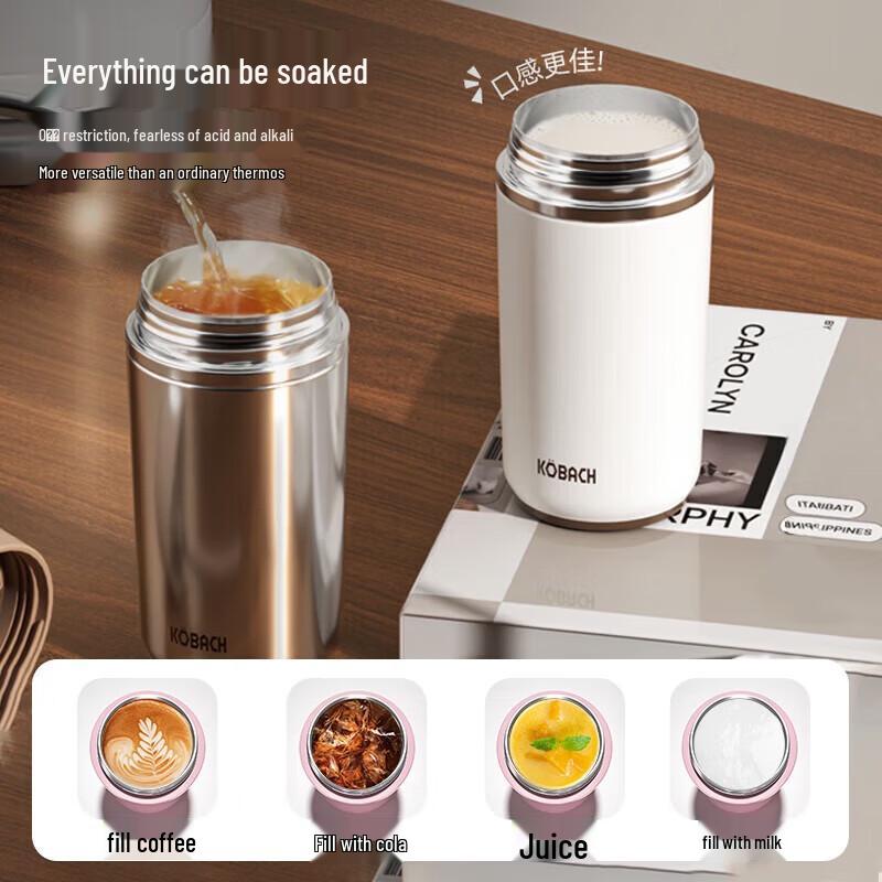 Kangbach 400ml Antibacterial Titanium Insulated Coffee Mug