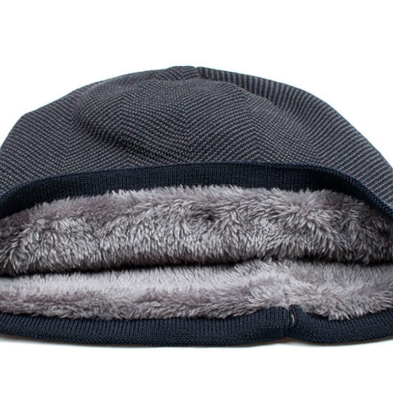 Новая зимняя теплая шапка унисекс, модные мужские и женские толстые вязаные повседневные шапочки, спортивные шапки на открытом воздухе