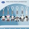 Black and White Animal Wind Chimes Baby Toy Pendant for Newborn Visual Stimulation