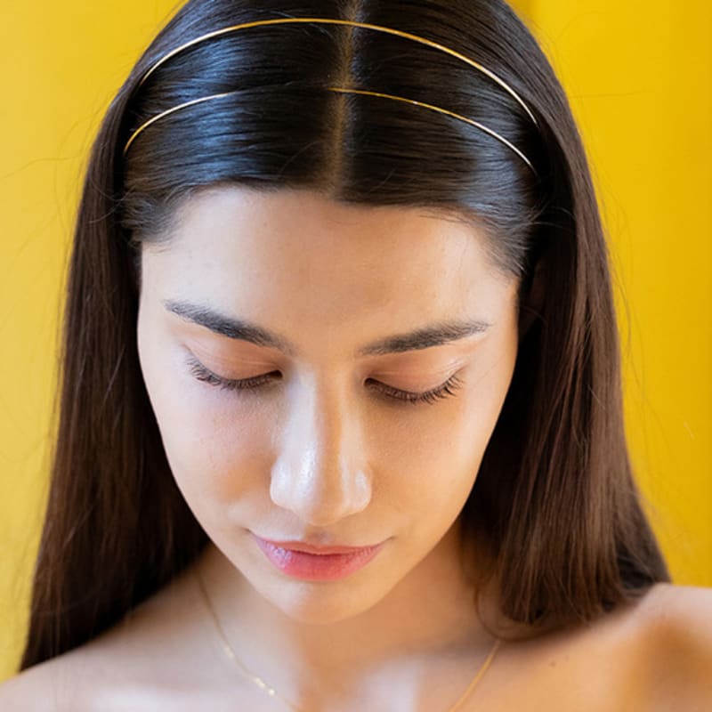 BE/GINS ЛИНИЯ ДВОЙНАЯ КОРОНА ОБОДОК ДЛЯ ВОЛОС