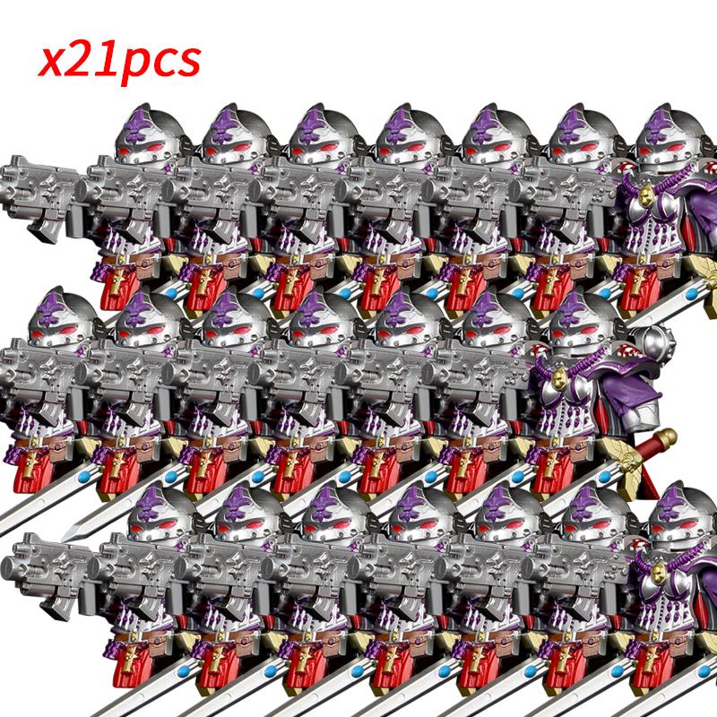 MOC Рыцари Крови Военные Ангелы Черный Молот Тамплиеры Военные Солдаты молоты Экшн-фигурки Строительные блоки Кирпичики дети DIY Игрушки