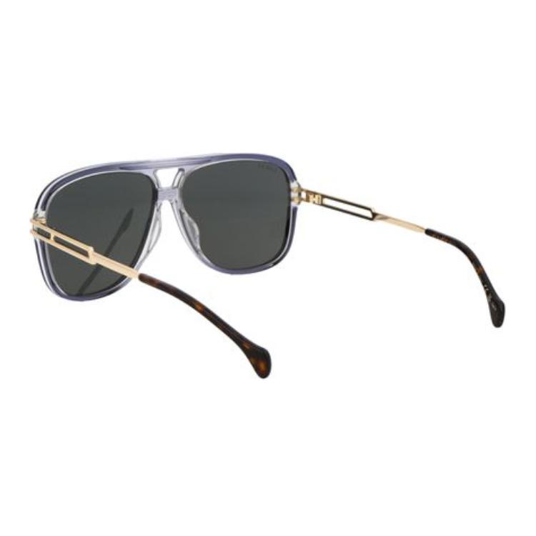 Gucci Aviator Sunglasses Grey/Gold Unisex Eyewear GG1105S-001
